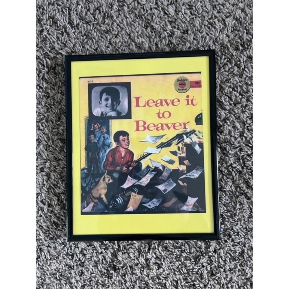 Vintage "Leave it to beaver"‎ golden record picture